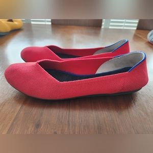 Rothys ballet flats, red, size 11